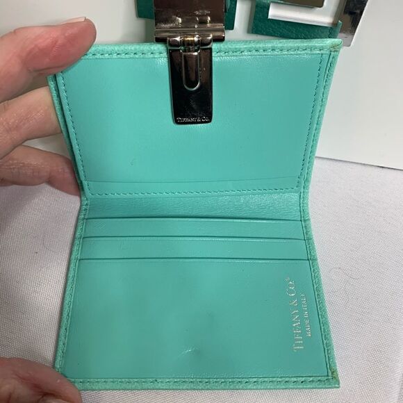 Tiffany & Co. Flip Lock Wallet Cardholder - New - Picture 7 of 9